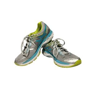 ASICS Women’s GT-2000, T659N, Silver Blue Green Running Shoes, 8.5